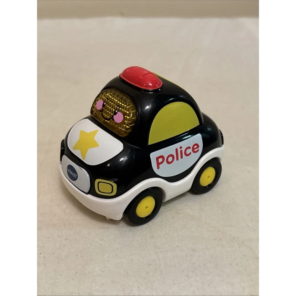 VTech Go! Go! Smart Wheels Lot of 4 Police Fire Tow Helicopter Toys